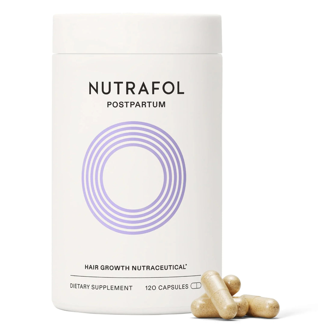 Nutrafol Postpartum Hair Growth Supplements, Clinically Tested for Visibly Thicker Hair and Less Shedding, Breastfeeding-friendly - 1 Month Supply Nutrafol Au supplements