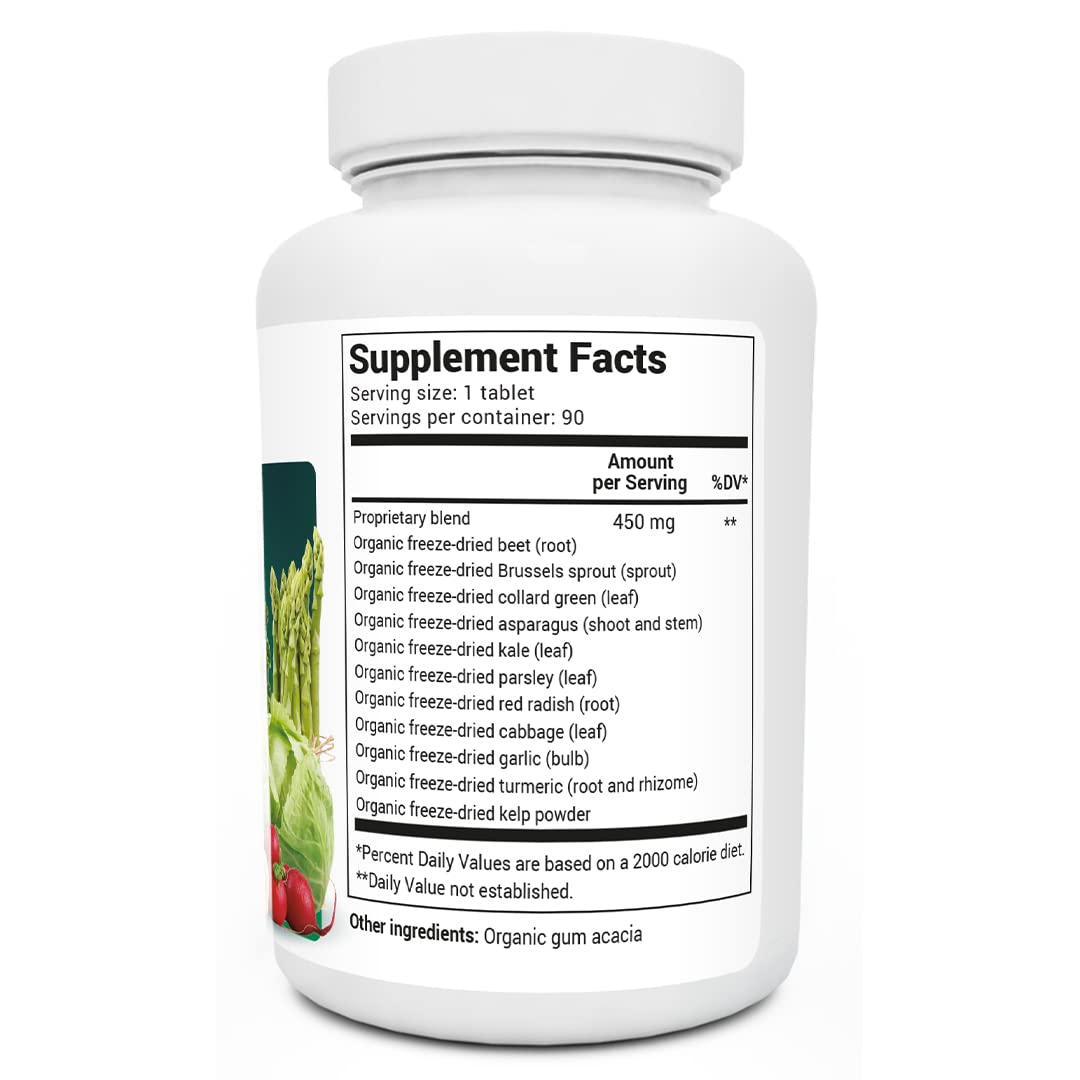 Dr. Berg's Greens Superfood Cruciferous Vegetable Tablets - Vegetable Supplements Dr. Berg Nutritionals Au supplements