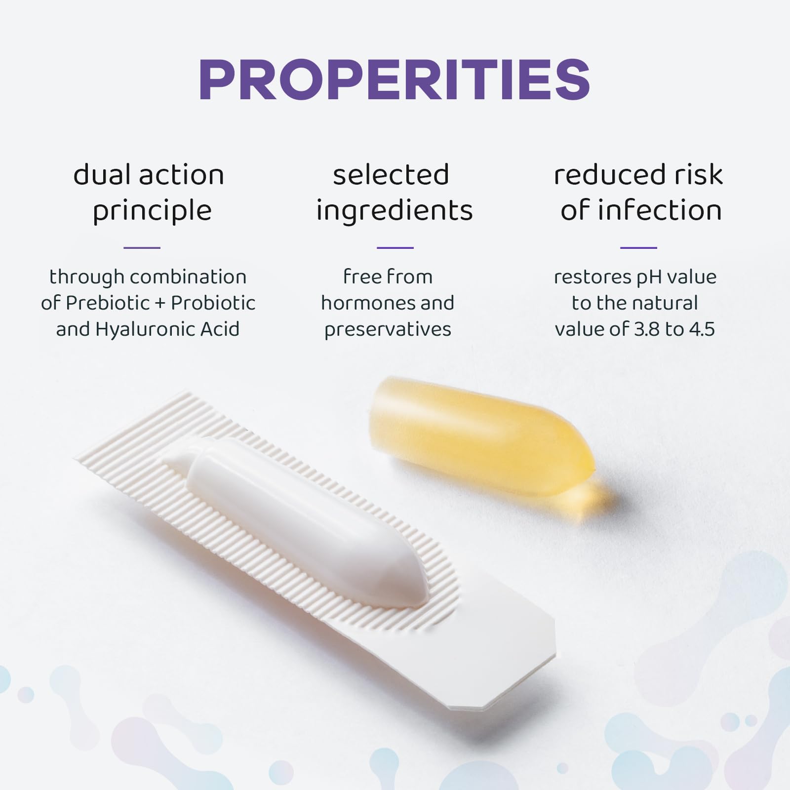 Vaginal Probiotic Suppositories, Prebiotic Infused with Hyaluronic Acid, Tea Tree, and Vitamin C&E Vagiria Au supplements