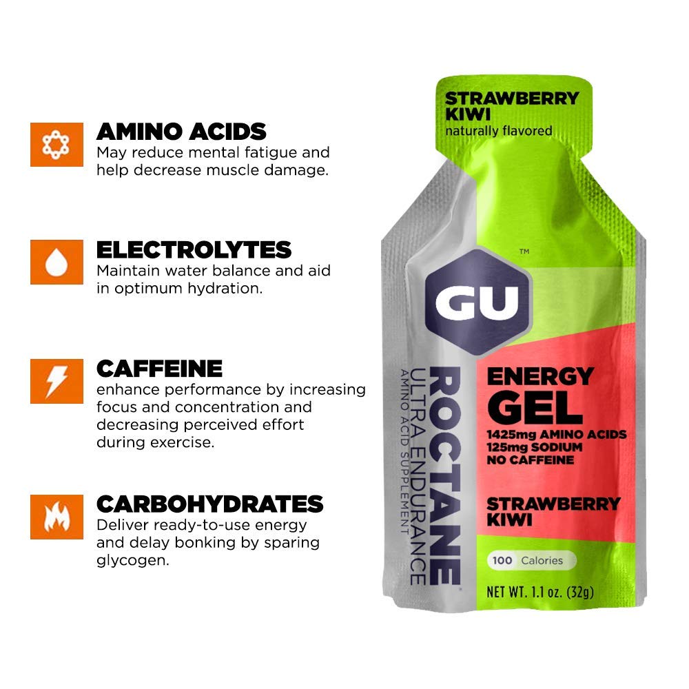 GU Energy Roctane Ultra Endurance Energy Gel, Quick On-The-Go Sports GU Energy Au supplements