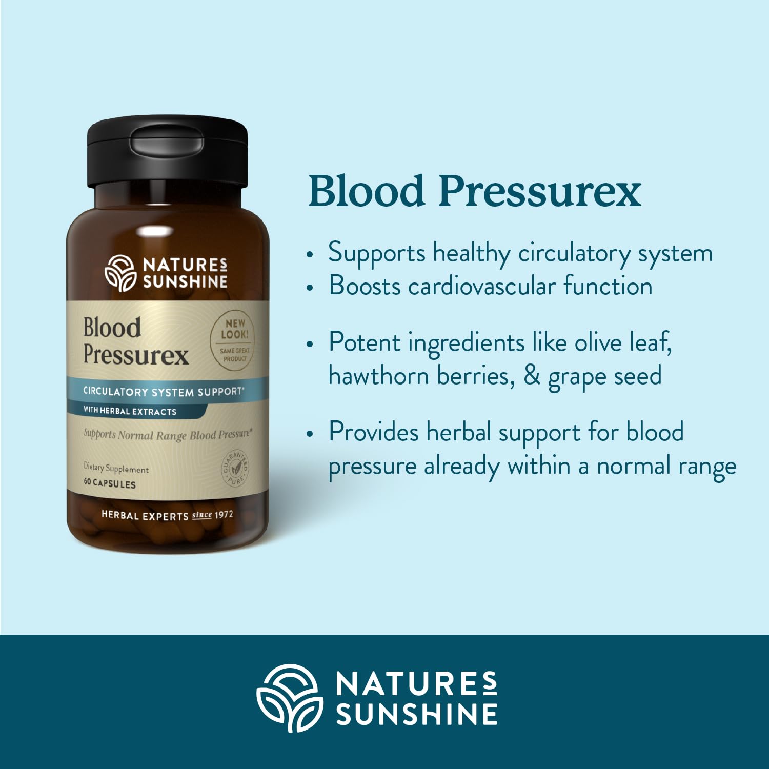 Nature's Sunshine Blood Pressurex 60 Capsules Nature's Sunshine Au supplements