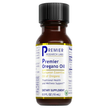 Premier Research Labs Premier Oregano Oil - Oil of Oregano Drops with Carvacrol, Edible Oregano Essential Oil Supplement for Immune & Gut Health - 0.5 Fl Oz Premier Research Labs Au supplements