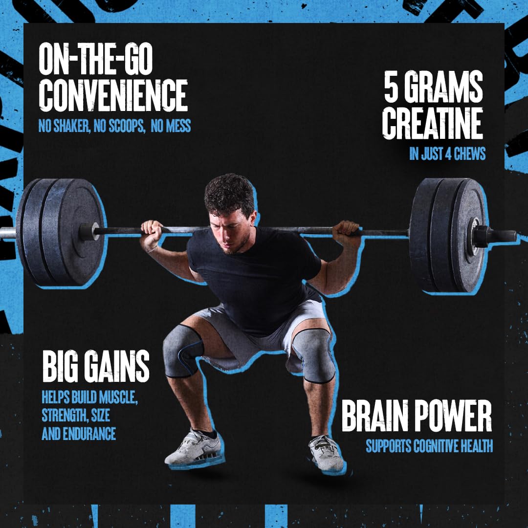 Animal Creatine Chews Tablets - Enhanced Creatine Monohydrate with AstraGin to Improve Animal Au supplements
