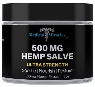 Medical Miracles Hemp 500 Mg Ultra Strength Healing Salve Ideal for Hips, Joints, Neck, Back, Elbows, Fingers, Hands, and Knees Medical Miracles Au supplements