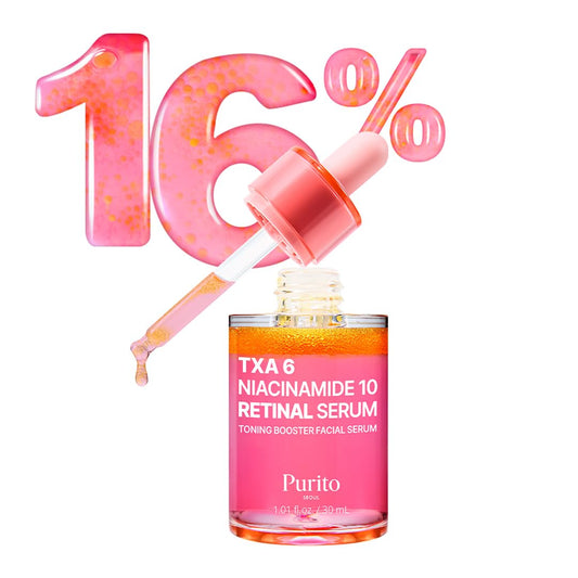 PURITO TXA 6% + Niacinamide 10% + Retinal Facial Serum | for Dark Spots, Hyperpigmentation, Uneven Tone PURITOUS supplements