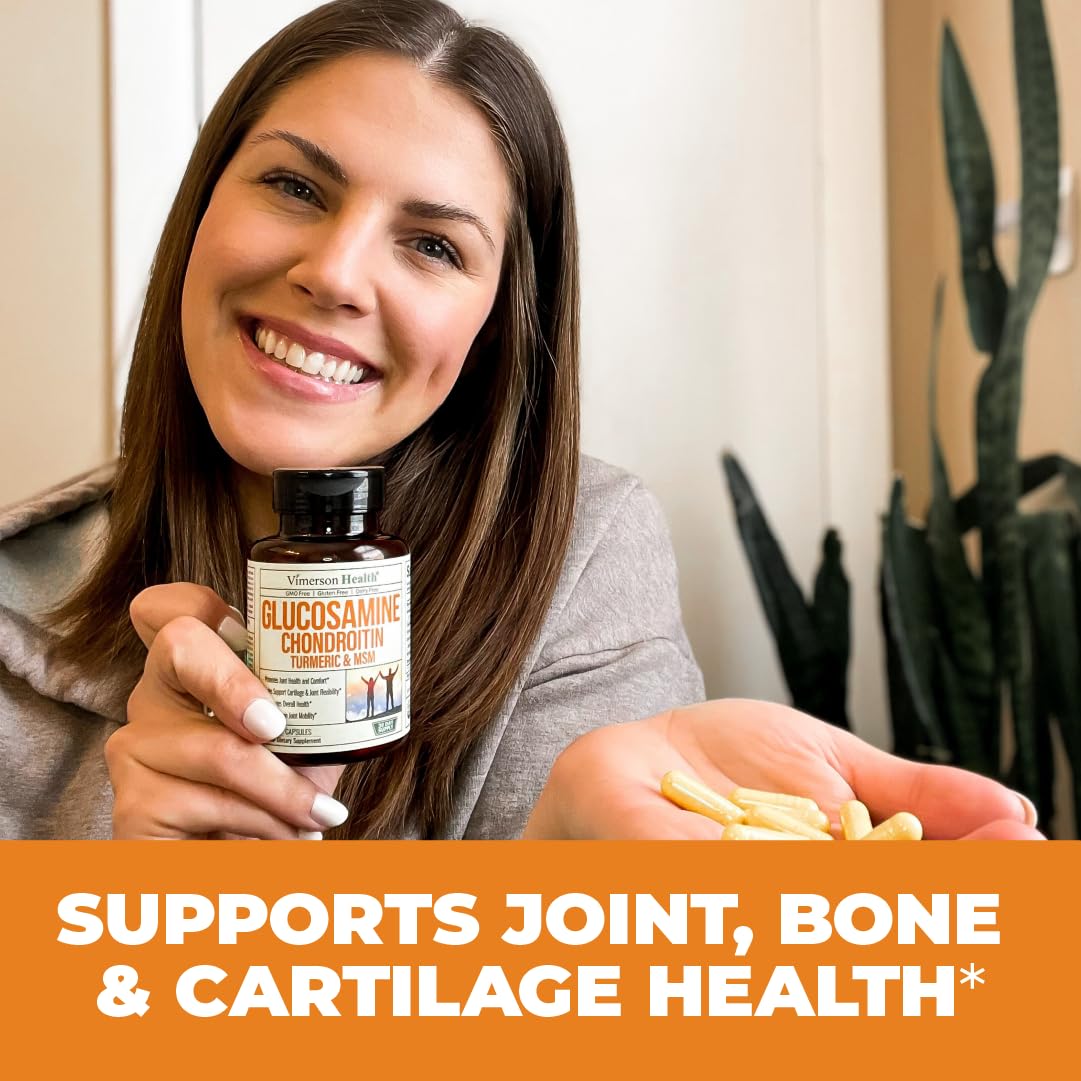 Glucosamine Chondroitin MSM Turmeric Boswellia - Joint Support Supplement. Antioxidant Vimerson Health Au supplements
