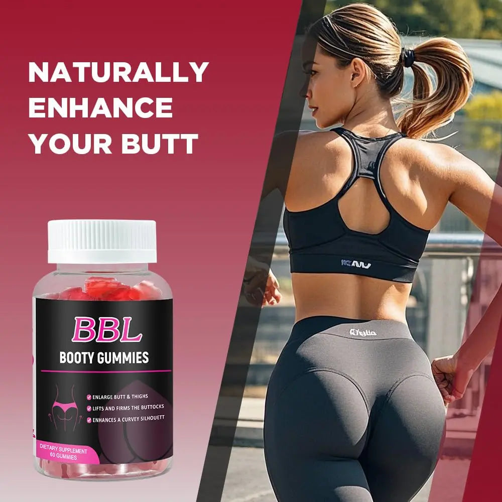 Aromlife BBL Gummies for Women, Pack of 3, Bear Shape Booty Gummies with Herbal Ingredients, BBL Vitamin Gummy with Fenugreek, Asian Ginseng, Motherwort, Saw Palmetto, Anise Seed & Vitamin C Aromlife Au supplements