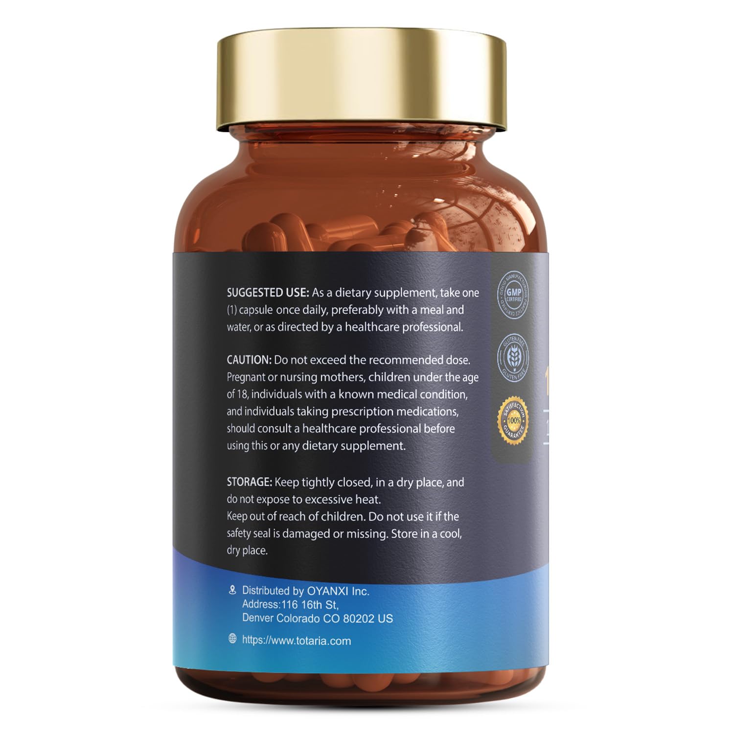 Totaria Magnesium Complex 700mg 12 in 1 Magnesium Supplement with Glycinate Citrate Malate Oxide Taurate Aspartate Orotate Magnesium Relaxation,Muscle,Heart Support, Vegan 120 Capsules Totaria Au supplements