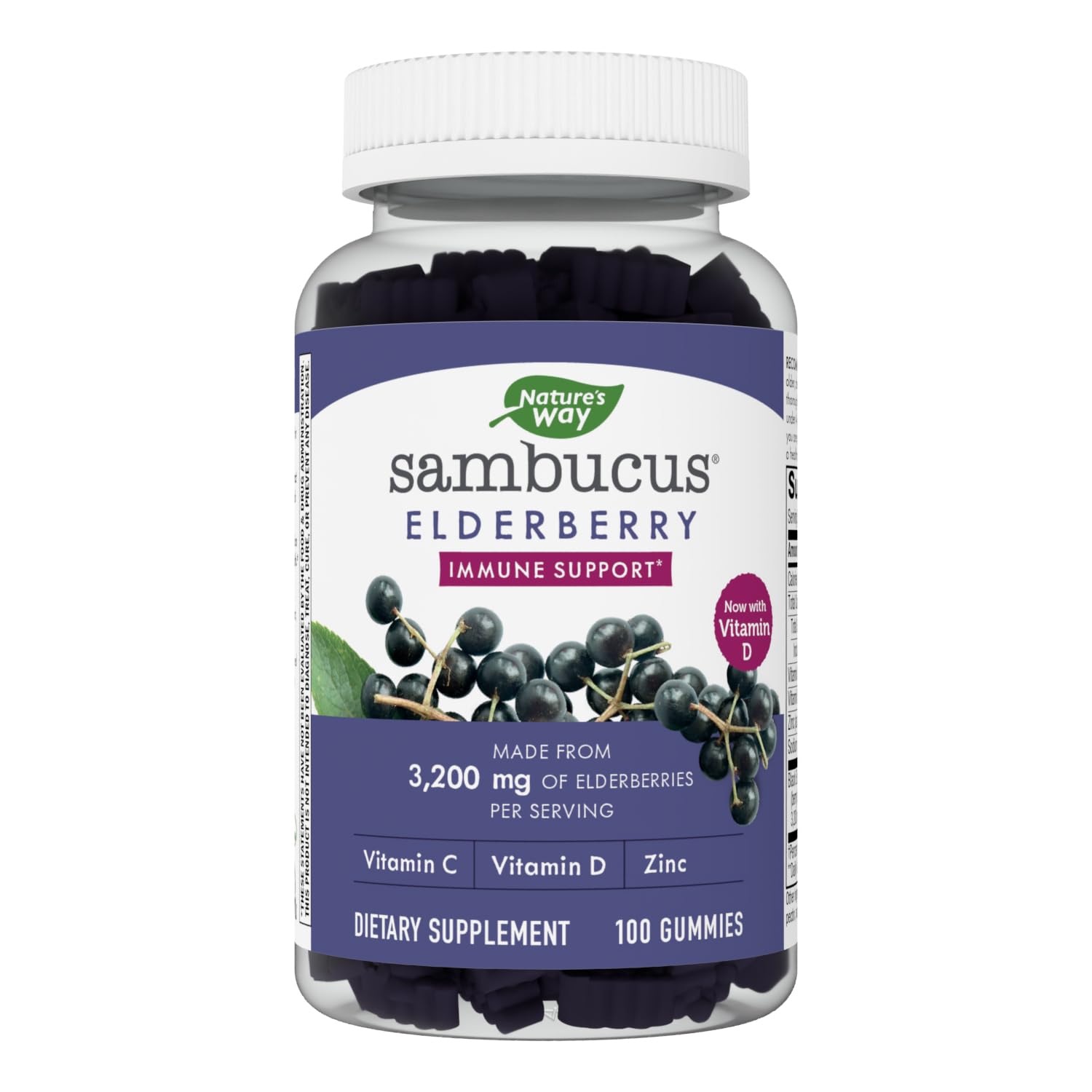 Nature's Way Sambucus Elderberry Gummies - Immune Support Supplement for Kids Nature's Way Au supplements