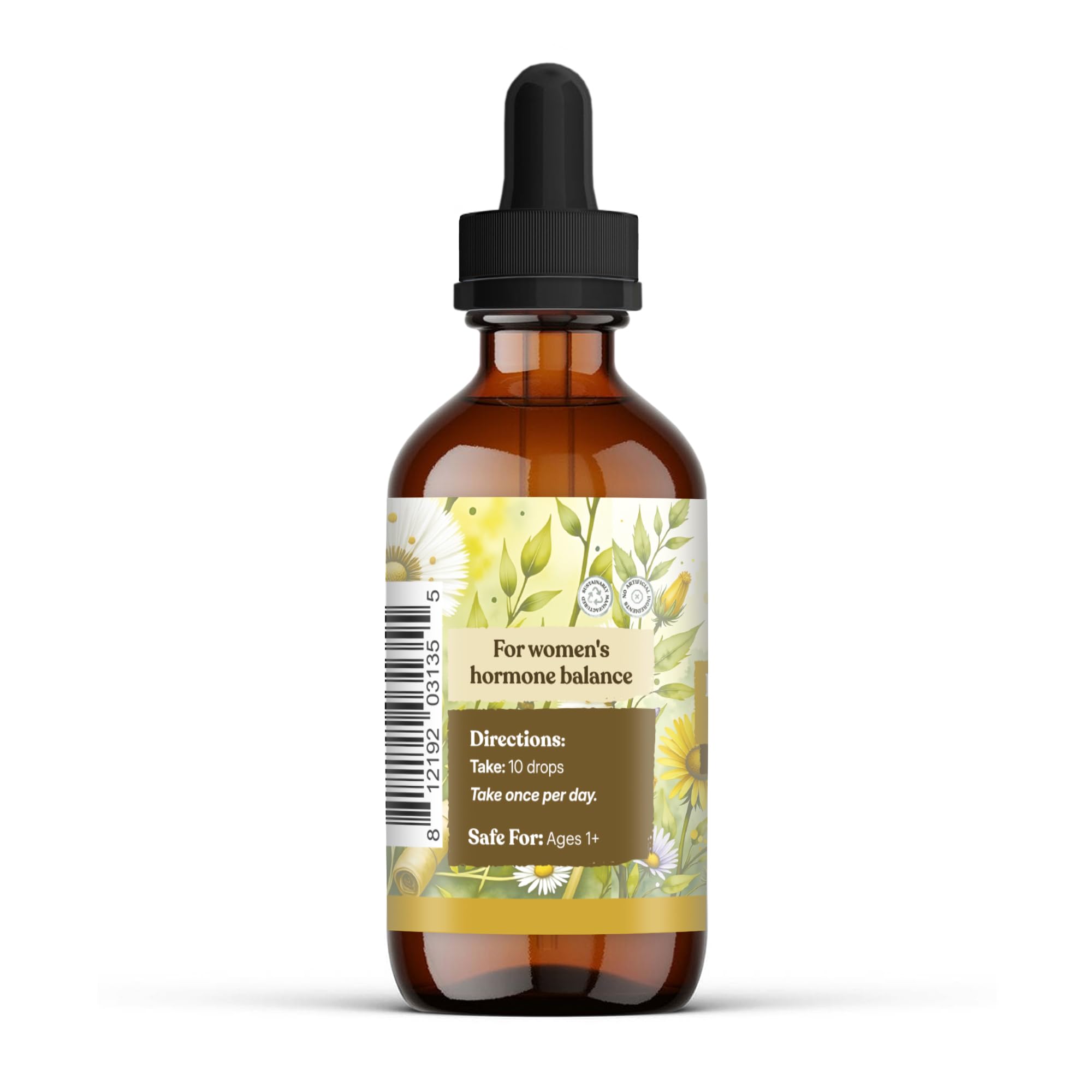Earthley Wellness Postpartum Balance, Supports and Balances Female Hormones, Supports Postpartum Recovery, Smooths Out Mood Swings, Essential Herbs Like Dandelion Root, Catnip, & Alfalfa (2oz) Earthley Wellness Au supplements