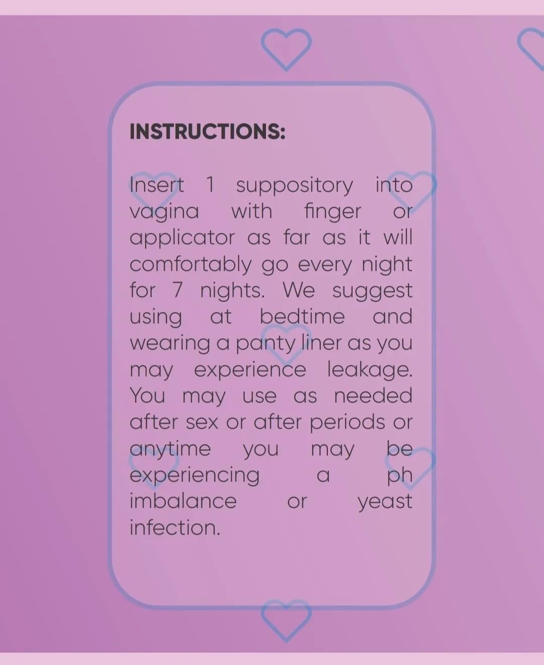 HerSheMe Boric Acid Vaginal Suppositories HerSheMe Au supplements