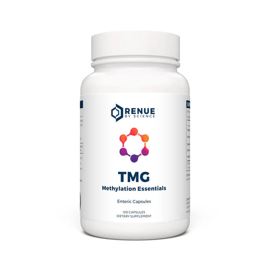 Renue By Science TMG | High Strength TMG Supplements | 120 Trimethylglycine Capsules - 900mg TMG per Serving with Vitamin B12 Vitamin B6 Folate & Zinc | Made in The USA & Third-Party Tested Renue By ScienceAU supplements