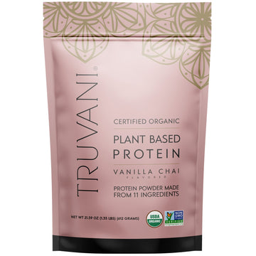 Truvani Organic Vegan Protein Powder Vanilla Chai - 20g of Plant Based Protein, Organic Truvani Au supplements