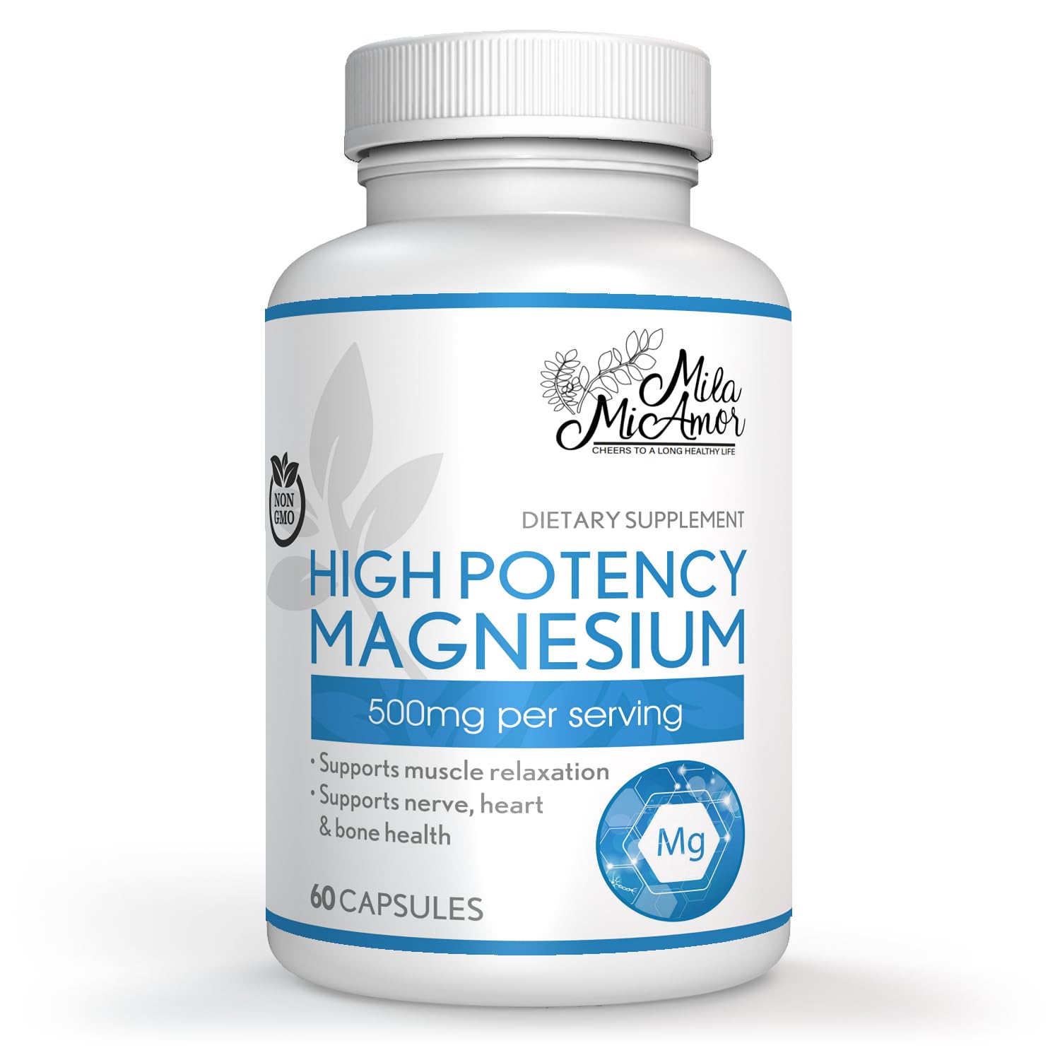 Milamiamor High Potency Magnesium | Whole Body Support | Heart, Nerve and Bone Milamiamor Au supplements