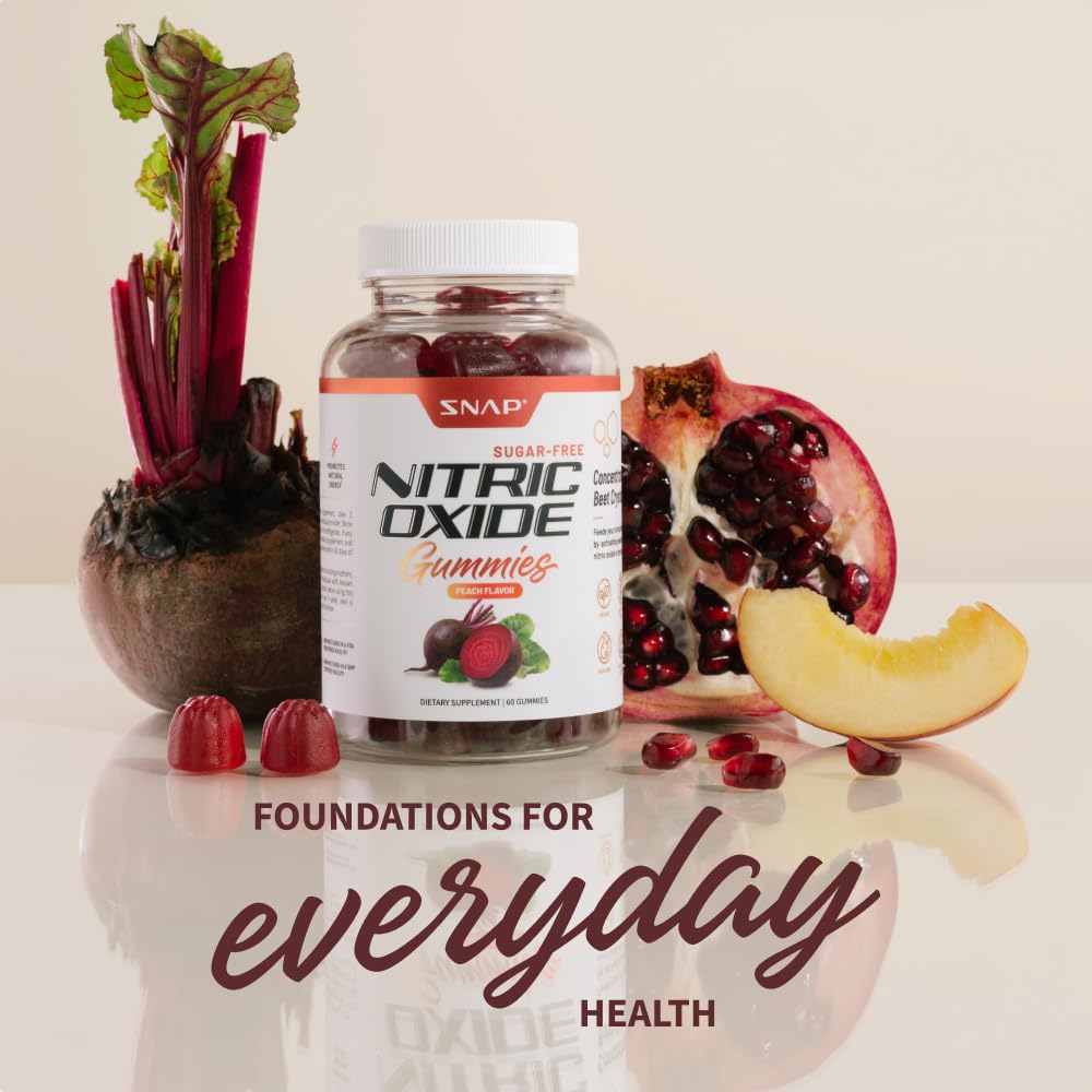 Snap Supplements Nitric Oxide Beet Root Gummies - Support Healthy Blood Circulation Snap Supplements Au supplements