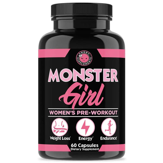 Angry Supplements Monster Girl, Women’s Pre-Workout + Recovery, Apple Cider Vinegar Angry SupplementsAU supplements