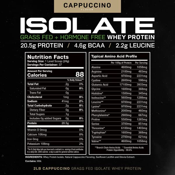 Muscle Feast Grass-Fed Whey Protein Isolate, All Natural Hormone Free Pasture Raised Muscle Feast Au supplements