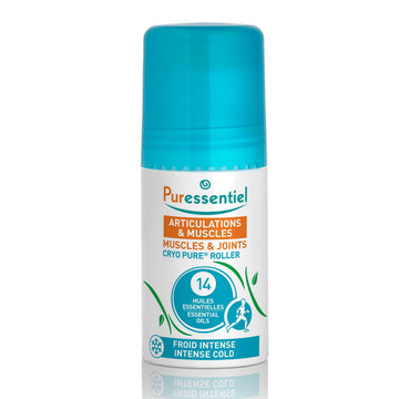 Puressentiel Muscles and Joints Cryo Pure Roller - Natural Menthol and Essential Oils Soothe Muscles - Long Lasting Cooling Sensation - 2.5 oz Puressentiel Au supplements
