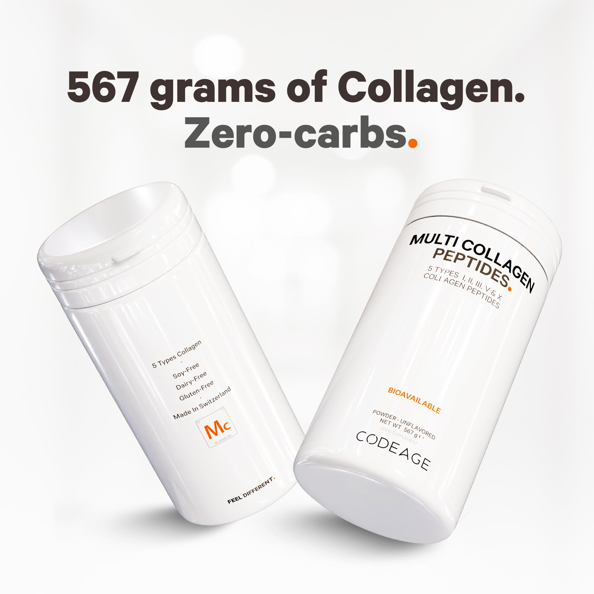 Codeage Multi Collagen Protein Powder Peptides, 2-Month Supply, Hydrolyzed, Type I, II, III, V, X Grass Fed Codeage Au supplements