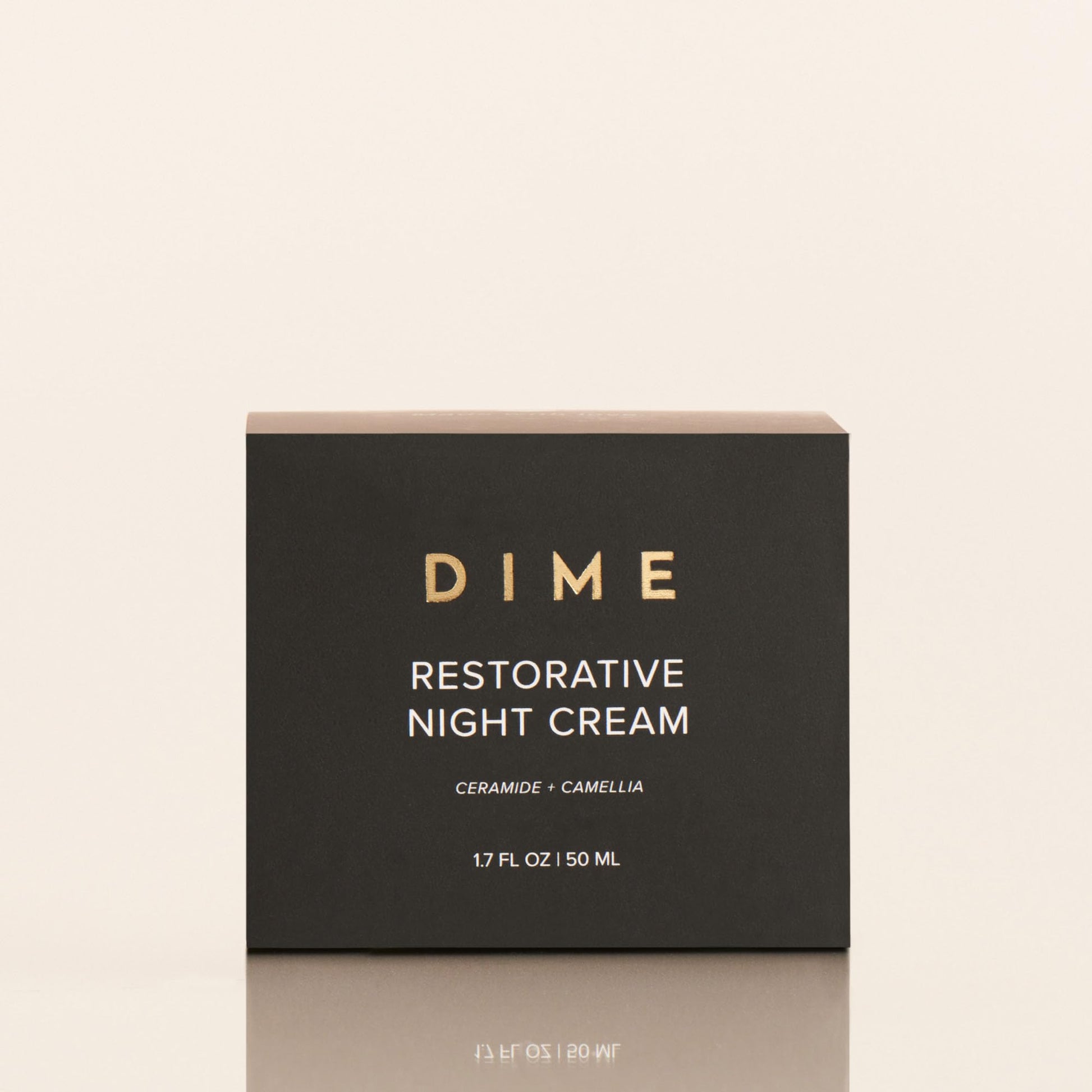 DIME Beauty Restorative Night Cream, Facial Moisturizer with Ceramides and Sea Buckthorn, 1.7 oz / 50 ml in Pump DIME Au supplements