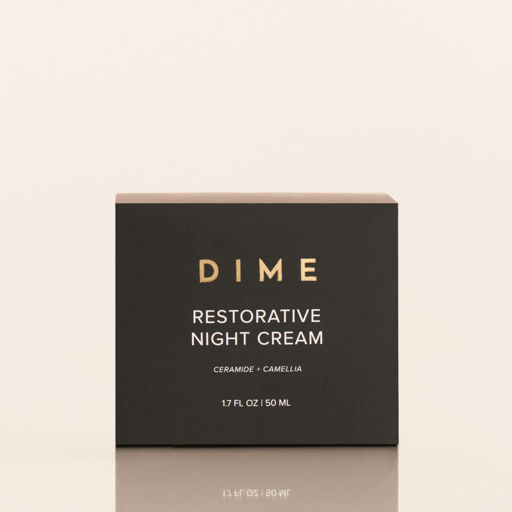DIME Beauty Restorative Night Cream, Facial Moisturizer with Ceramides and Sea Buckthorn, 1.7 oz / 50 ml in Pump DIME Au supplements