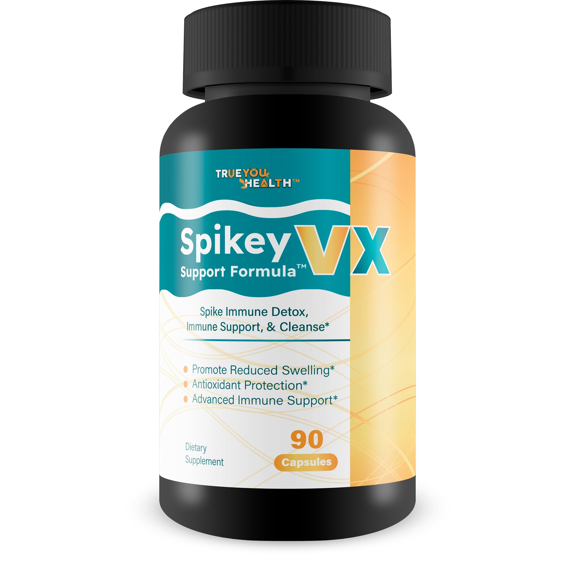 True You Health Spikey VX Support Formula - Our Best Spike Support Formula for Immune System Detox - Daily Zinc Immunity Capsules Vitamin C Immune Boost - Feel The Wellness Spike Detox The Wellness True You Health Au supplements