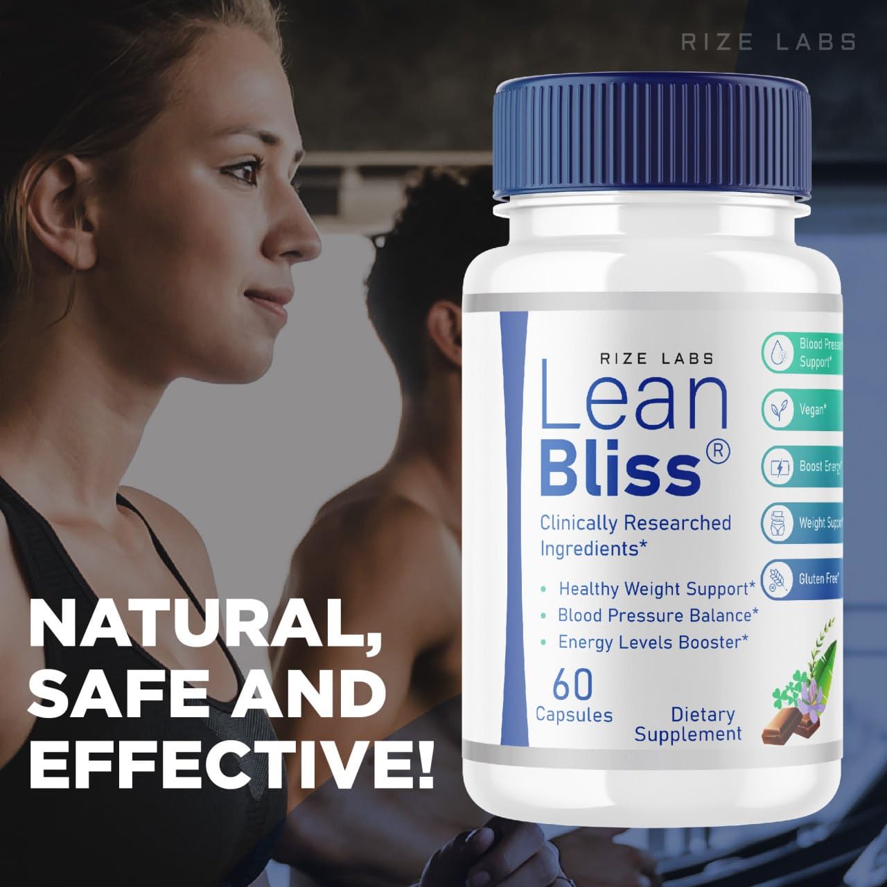 (3 Pack) Lean Bliss Weight Loss Pills, Lean Bliss Fat Burning Formula, LeanBliss Advanced rize labs Au supplements