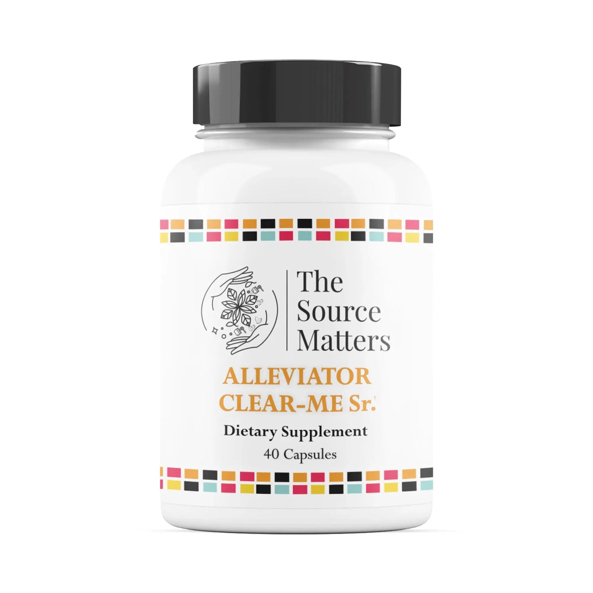 The Source Matters Alleviator Clear-ME SR Seasonal Allergy Relief and Immune Support | Quercetin, Bromelain, Stinging Nettles, NAC, and Vitamin C (40 Capsules) THE SOURCE MATTERS Au supplements