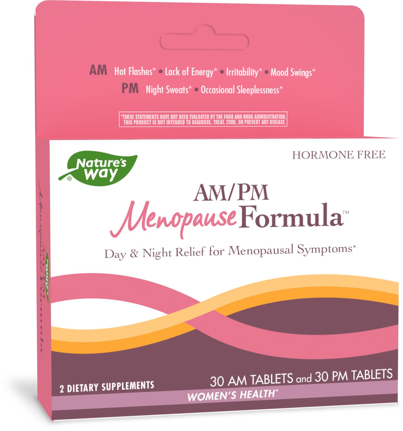Nature's Way AM/ PM Menopause and Hot Flash Relief*, Hormone-Free Formulas Including Nature's Way Au supplements