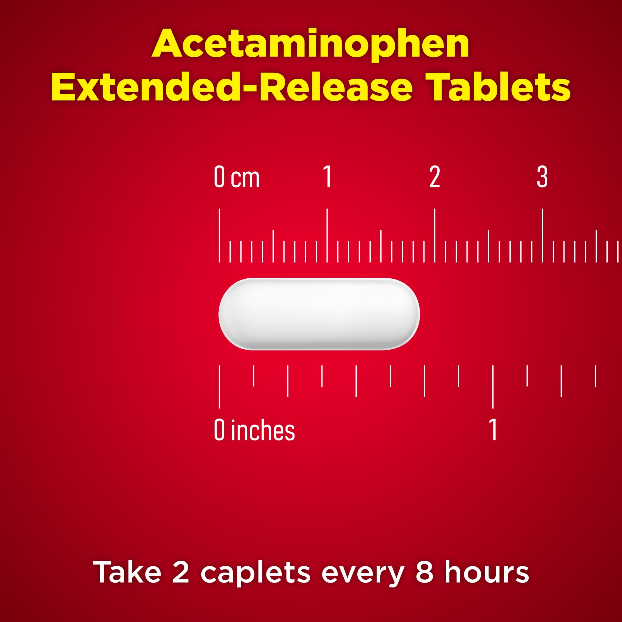 Amazon Basic Care Acetaminophen Extended-Release Tablets, 650 mg, Pain Reliever, Fever Reducer, Arthritis Pain, Headache, Backache, Menstrual Pain, 400 Count Amazon Basic Care Au supplements