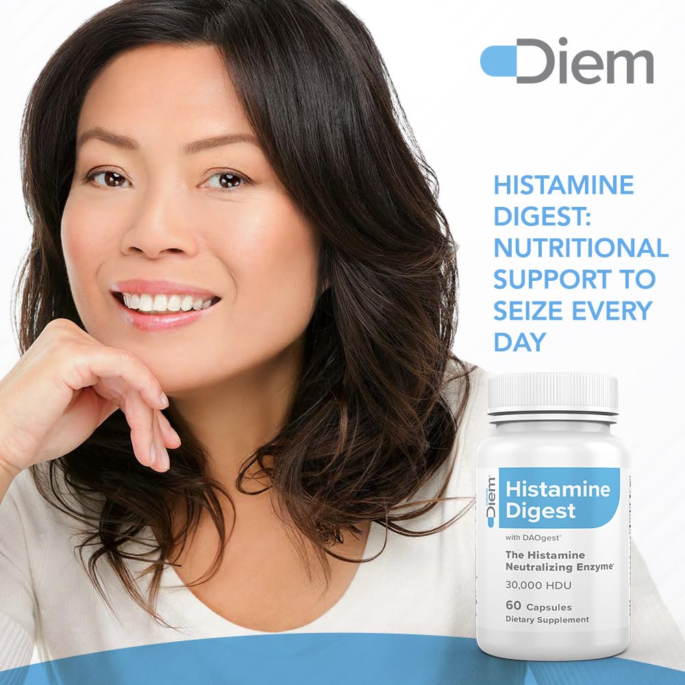 Omne Diem Histamine Digest DAO 30,000 HDU - 60 Caps - Histamine Neutralizing Omne Diem Au supplements
