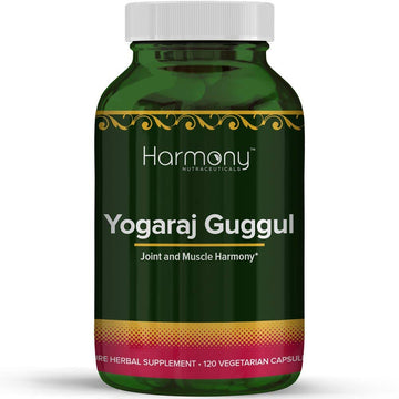 Harmony Nutraceuticals Yogaraj Guggulu - Organic - 120 Capsules - Ayurvedic Herbs for Pain in The Muscles, Nerves & Joints Harmony Nutraceuticals Au supplements