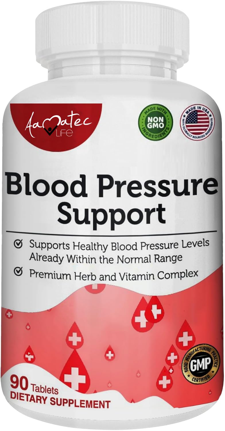 AAMATEC LIFE Blood Pressure Support Supplement 90 Capsules AAMATEC LIFE Au supplements
