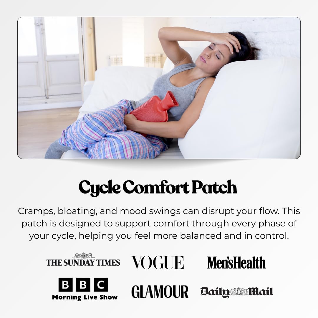 The Patch Collection® – Period Pain Relief Patch | Menthol, Turmeric, Valerian Root, Green Tea, Pomegranate Oil (Pack of 12) The Patch Collection Au supplements