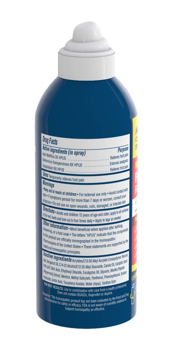 MagniLife Pain Relief Foot Spray, 3 oz, Pain Relief for Burning, Tingling or Sensitivity in Feet and Legs, No Alcohol Cooling Spray Moisturizes Dry, Cracked Heels MagniLife Au supplements