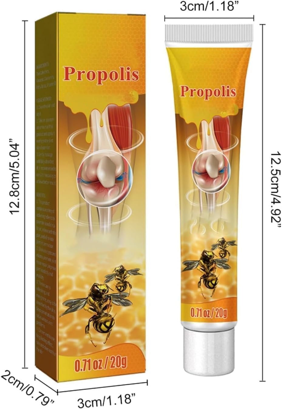 Bee Venom Relief Cream, Bone & Joint Gel, Beevenom New Zealand Bee Venom Professional Gel, Propolis Professional Gel Joint Cream （3PCS） JeurLrok Au supplements