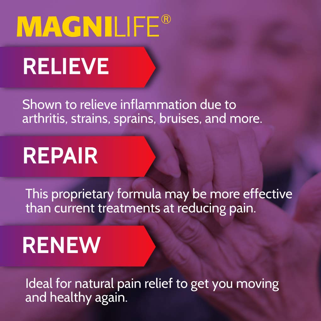 MagniLife Pain & Fatigue Relief Cream 4 oz Pain & Inflammation Relief Foam 4 oz. Natural Joint & Muscle Pain Relief Bundle for Shoulders, Back, Knees, Arthritis, Stiffness & Soreness MagniLife Au supplements