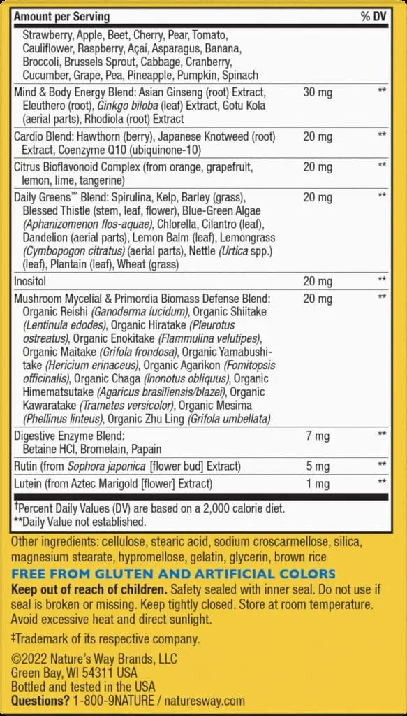 Alive! Once Daily Men's 50+ Ultra - 60 Tablets by Nature's Way Nature's Way Au supplements