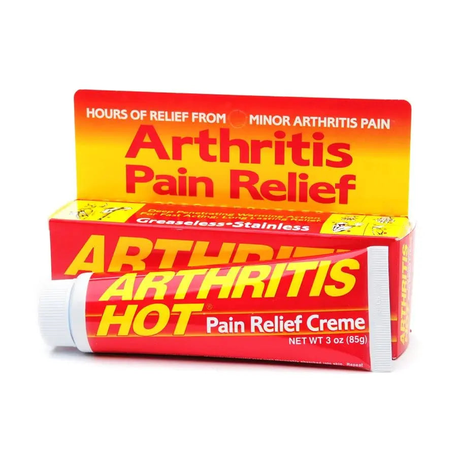 Arthritis Hot Pain Relief Creme 3 oz (Pack of 3) Marble Medical uk supplements