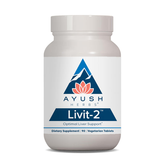 Ayush Herbs Livit-2 - Liver Care, Liver Support Supplement for Women & Men with Andrographis & Picrorhiza, Liver Pills Made with Organic Ingredients - 90 Servings Ayush HerbsUS supplements