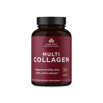 Ancient Nutrition Collagen Peptides Pills, Hydrolyzed Multi Collagen Supplement, Types I, II, II, V & X, Supports Healthy Skin and Nails, Gut Health and Joints, 90 Capsules Ancient Nutrition Au supplements