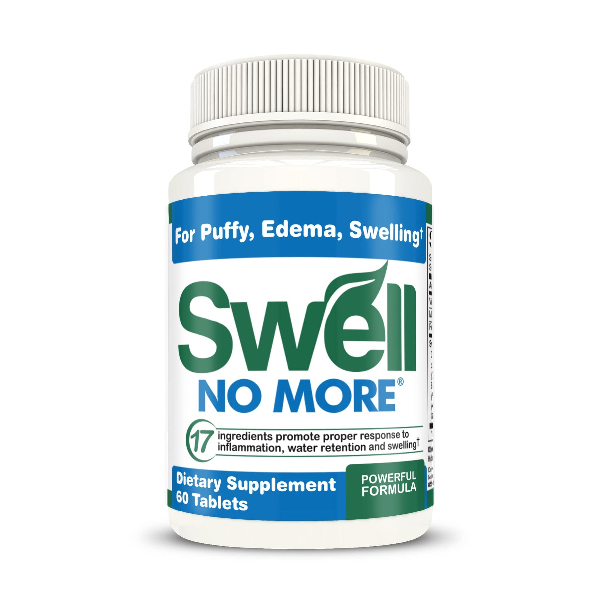 SwellNoMore Pill Natural Diuretic Reduces Edema Swelling, Swollen Feet swell no more Au supplements