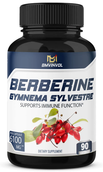 BMVINVOL 5-in-1 Berberine Supplement 6100mg with Ceylon Cinnamon, Gymnema BMVINVOL Au supplements