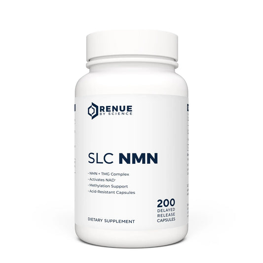 Renue By Science NMN Supplement | 200 SLC Enteric Capsules - 250mg Nicotinamide Mononucleotide per Serving | Delayed Release for Increased Absorption | Manufactured in The USA Renue By ScienceAU supplements