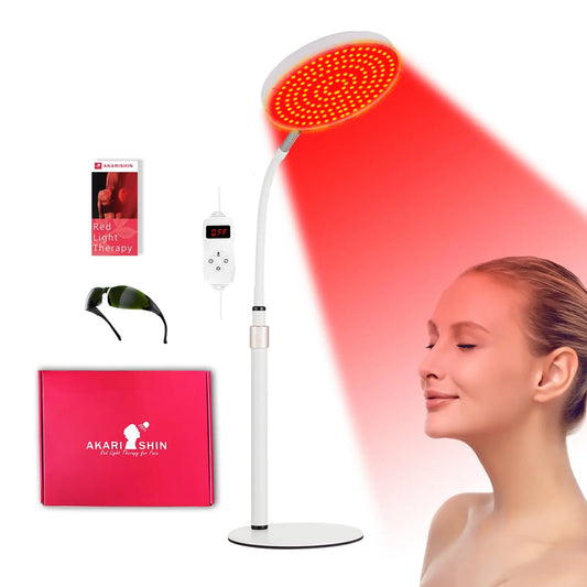 Akarishin Red Light Therapy Lamp for Face- Facial and Body Treatment with Adjustable Height Stand AkarishinAU supplements