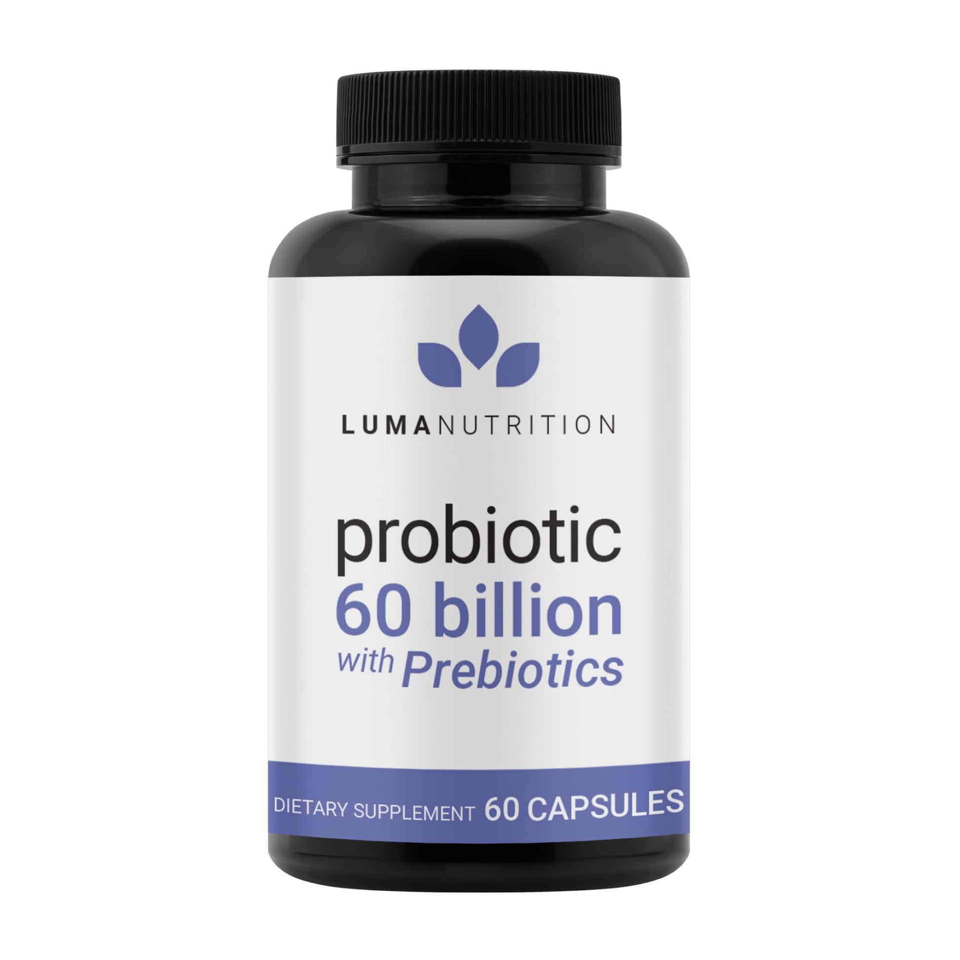 Luma Nutrition Probiotics 60 Billion CFU with Prebiotics - Probiotics for Women and Men - Formulated for Digestive Enzyme Health - Vegan & Gluten-Free - 60 Capsules Luma Nutrition Au supplements