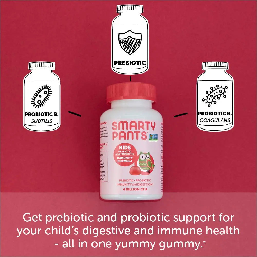SmartyPants Organic Toddler Multivitamin Gummies: Probiotics & Kids Probiotic Immunity Gummies: Prebiotics & Probiotics for Digestive Health and Immune Support Supplement SmartyPants Au supplements