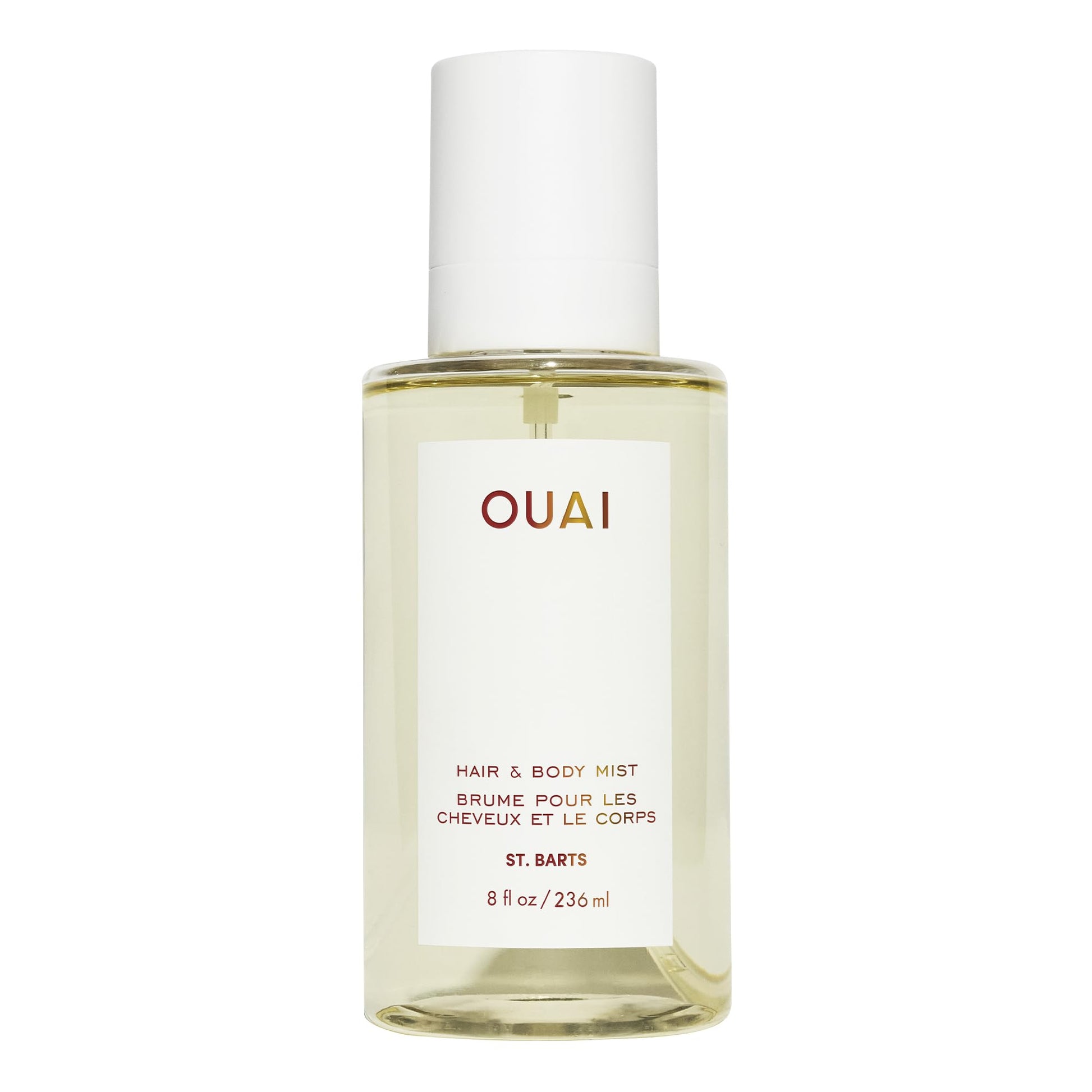 OUAI St. Barts Hair and Body Mist - Tropical-Scented Hair Perfume and Body Spray - Notes of Dragonfruit, Orange Blossom, Tuberose & Musk (8 Fl Oz) OUAI Au supplements