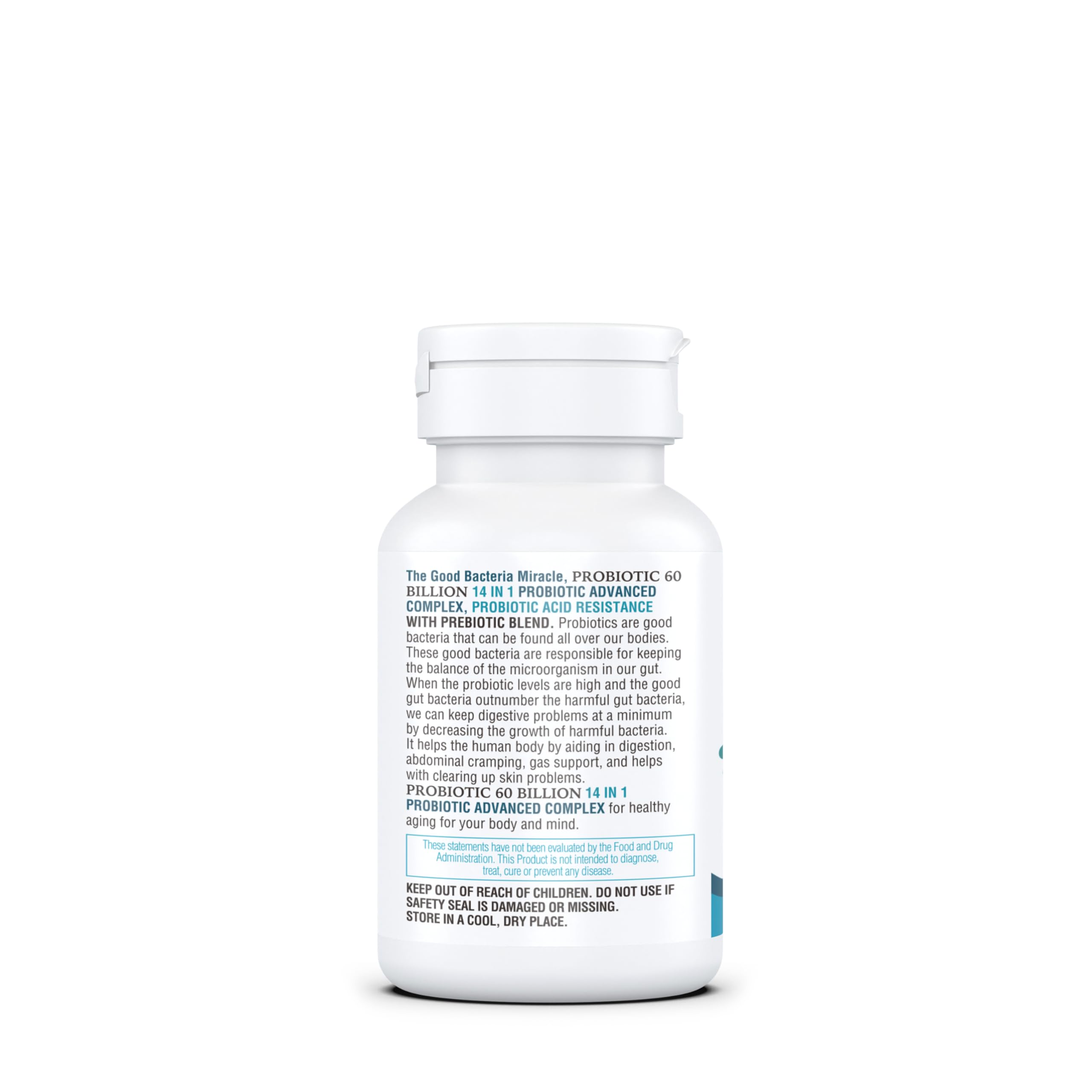 KAPPA NUTRITION Probiotic 60 Billion CFU 14 in 1 Formula with Prebiotics & Acidophilus for Women, Men & Adults, Shelf Stable, Acid Resistant, Natural Supplement 60 Capsules. KAPPA NUTRITION Au supplements
