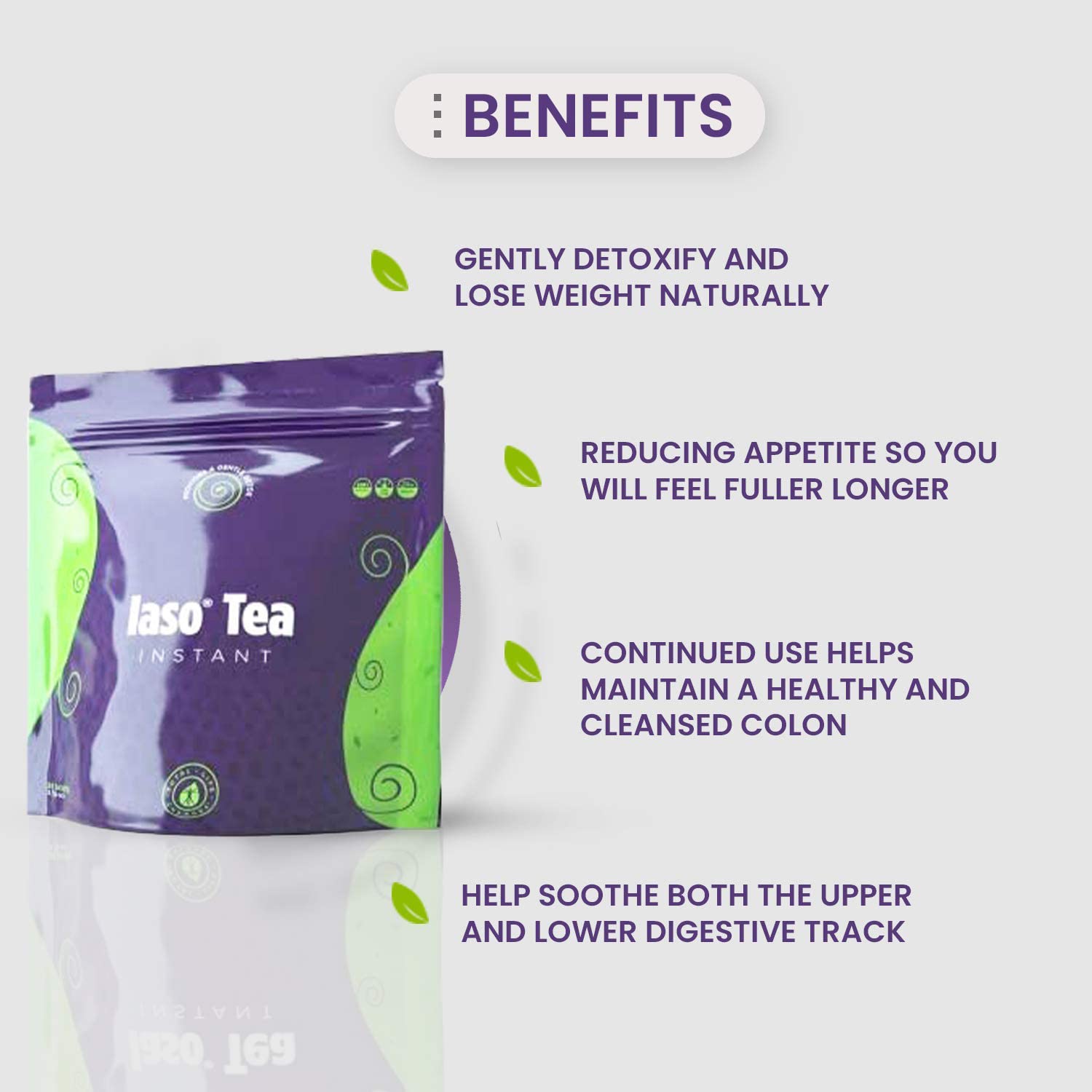 TLC Total Life Changes IASO Natural Detox Instant Herbal Tea - Expiration Date on the Top Total Life Changes Au supplements